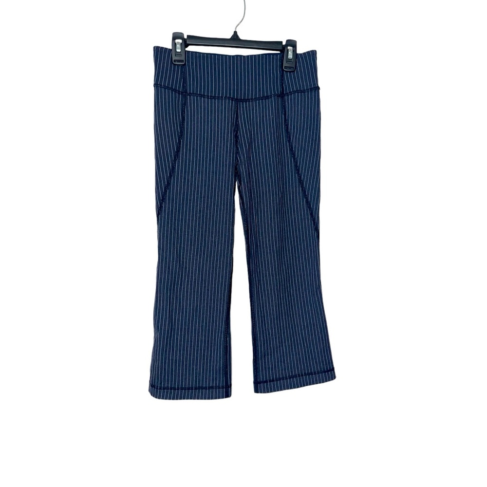 Lululemon Athletica pinstriped leggings